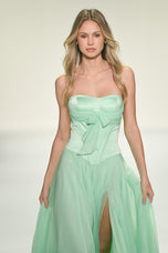 Sherri Hill Strapless A-Line Chiffon Prom Dress 57810