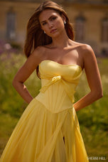 Sherri Hill Strapless A-Line Chiffon Prom Dress 57810