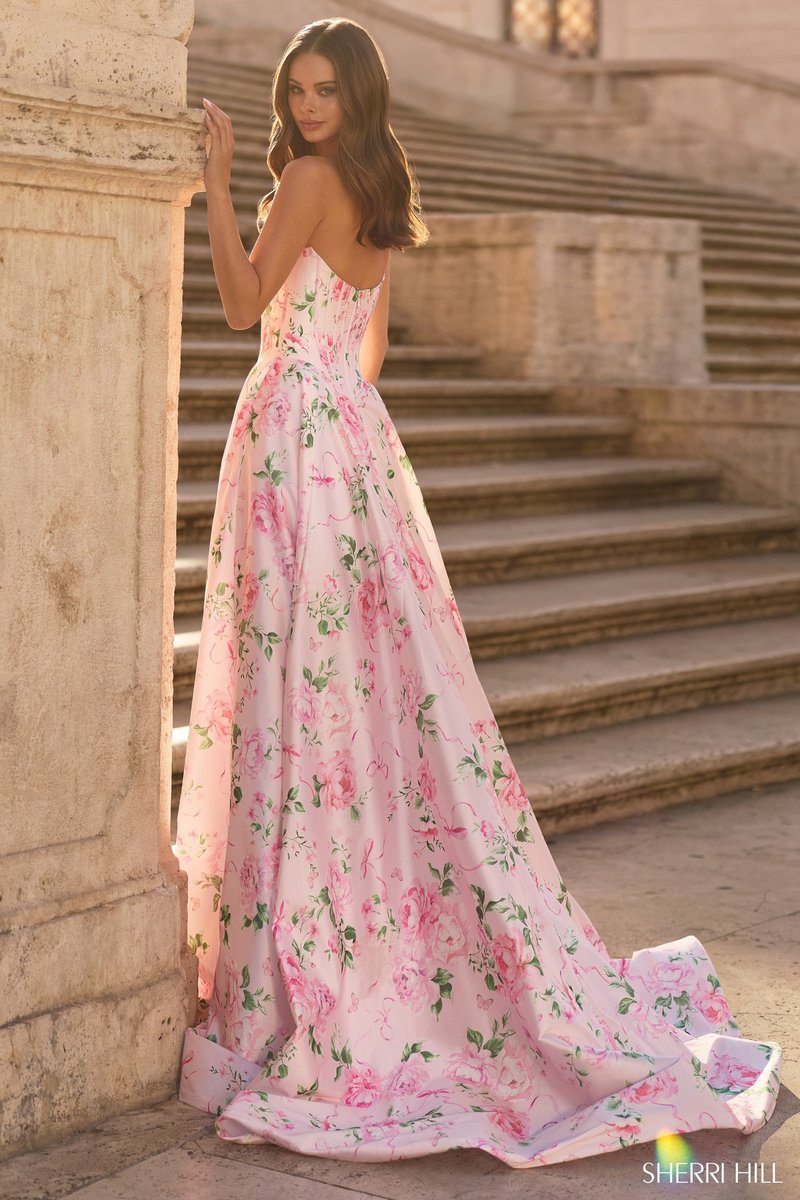 Sherri Hill Romantic Floral Prom Dress 57830