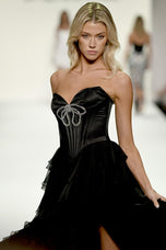 Sherri Hill Corset Ruffle Prom Dress 57936
