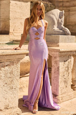 Sherri Hill Heat Stone Halter Keyhole Prom Dress 57976