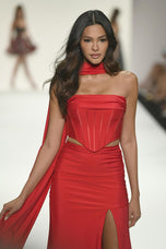 Sherri Hill Two Piece Corset Prom Dress 57999