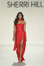 Sherri Hill Two Piece Corset Prom Dress 57999