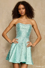 Sherri Hill Pearl A-Line Homecoming Dress 58103