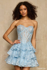 Sherri Hill A-Line Sequin Lace Homecoming Dress 58141