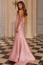 Sherri Hill Corset Fit-and-Flare Long Homecoming Dress 58226