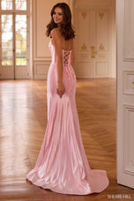 Sherri Hill Strapless Corset Prom Dress 58243