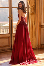 Sherri Hill Lace Halter Top Prom Dress with Bow 58260