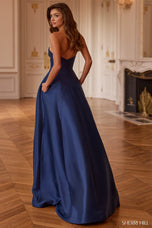 Sherri Hill Strapless A-Line Long Homecoming Dress 58277