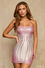 Sherri Hill Hourglass Heat Stone HoCo Dress 58309