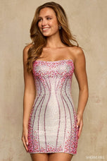 Sherri Hill Hourglass Heat Stone HoCo Dress 58309