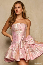 Sherri Hill Drop Waist Brocade HoCo Dress 58319