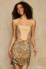 Sherri Hill Two-Piece Sequin Skirt HoCo Dress 58345