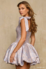 Sherri Hill Floral Brocade Homecoming Dress 58363