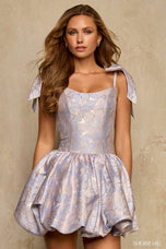 Sherri Hill Floral Brocade Homecoming Dress 58363