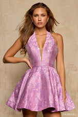 Sherri Hill Halter Homecoming Dress 58364