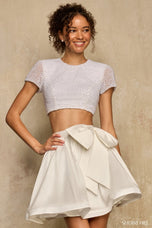 Sherri Hill Two-Piece Pearl Homecoming Dress 58370
