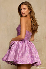 Sherri Hill Fold Over Bow Homecoming Dress 58375