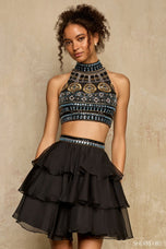 Sherri Hill 2 Piece Vintage Beaded HoCo Dress 58399