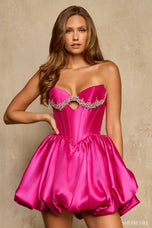 Sherri Hill Corset Bubble Hem Homecoming Dress 58403