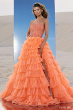 Sherri Hill Strapless Crystal Couture Gown 67004