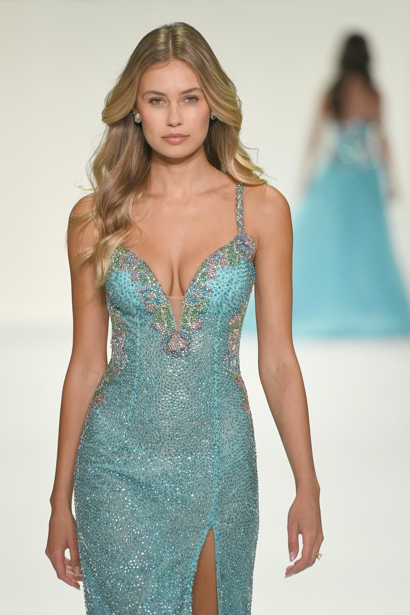 Sherri Hill Beaded Illusion Pageant Dress 67187 Sherri Hill Beaded Illusion Pageant Dress 67187