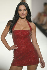 Sherri Hill Short Halter Beaded Prom Dress 67202