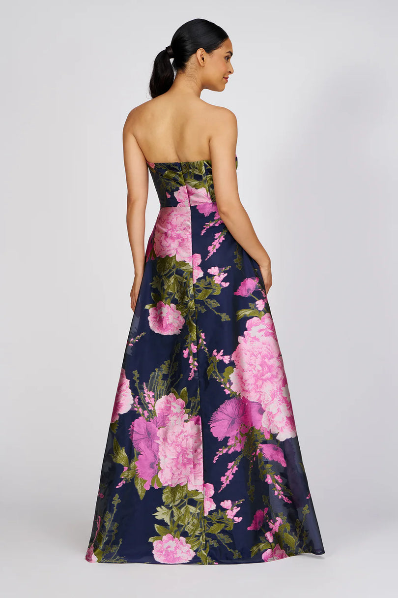 Kay Unger Strapless Floral Print 55113256