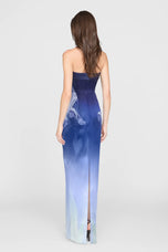 Theia Couture Strapless Mikado Long Evening Dress 88115664