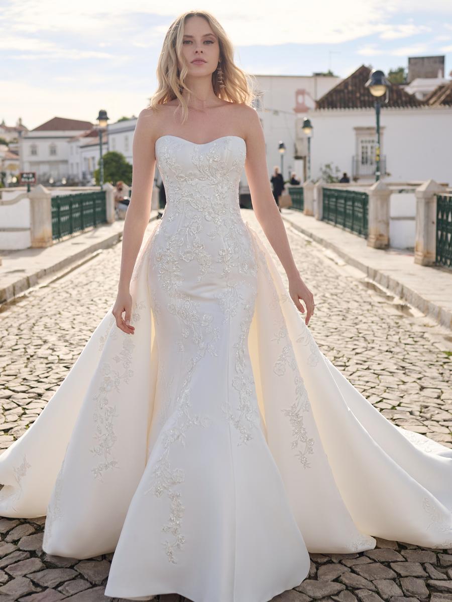 Maggie sottero detachable sales train