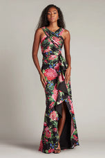 Tadashi Shoji Floral Evening Dress CII24377L