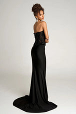 Portia and Scarlett Strapless Fitted Prom Dress PS26124