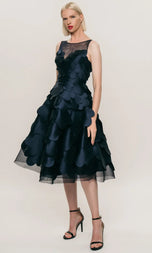 Park 108 Petal A-Line Cocktail Dress M697