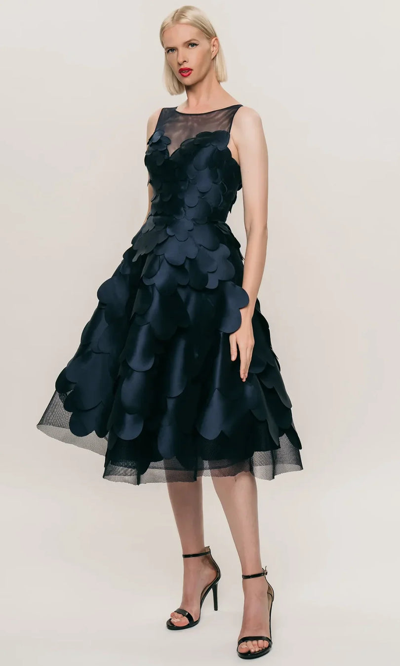Park 108 Petal A-Line Cocktail Dress M697
