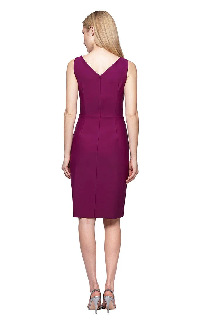 Alex Evenings Compression Ruffle Cocktail Dress 134005 Alex Evenings Compression Ruffle Cocktail Dress 134005