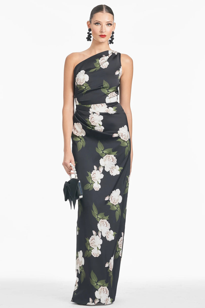 sachin & babi gowns & formal dresses Sachin & Babi Alta Obsidian Blooms Gown