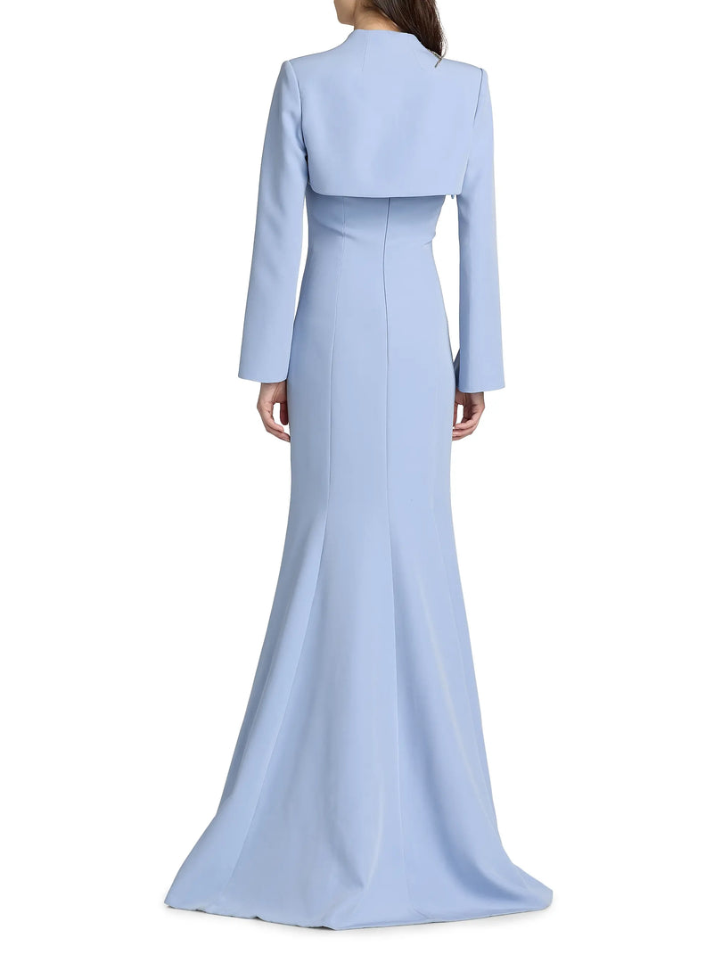 Teri Jon Long Strapless with Bolero Evening Dress 269003