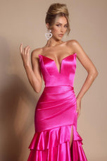 PS I Love You by Portia & Scarlett Ruffle Prom Dress X0021