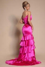 PS I Love You by Portia & Scarlett Ruffle Prom Dress X0021