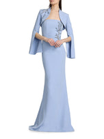 Teri Jon Long Strapless with Bolero Evening Dress 269003