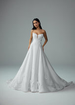 Sophia Tolli Strapless Mikado Wedding Dress Y3200