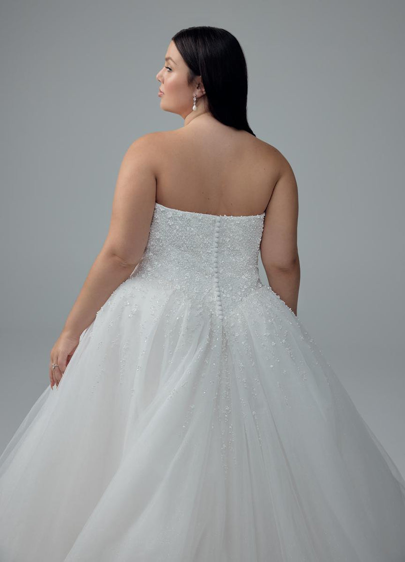 Sophia Tolli "Vienna" Sparkling Strapless Ballgown Bridal Gown