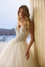 Sophia Tolli "Vienna" Sparkling Strapless Ballgown Bridal Gown
