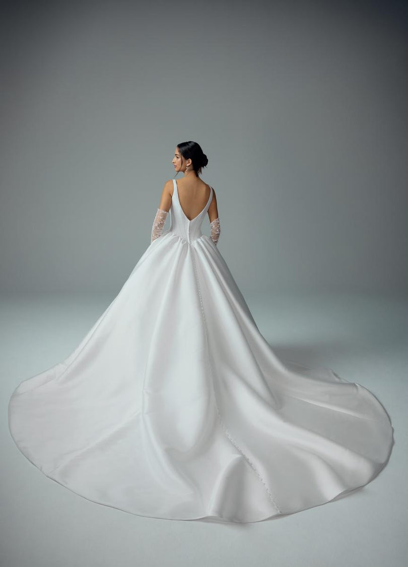 Sophia Tolli "Maribel" Classic Basque Waist Bridal Gown