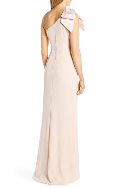 goen j one shoulder dress One shoulder gathered linen and cotton-blend maxi dress