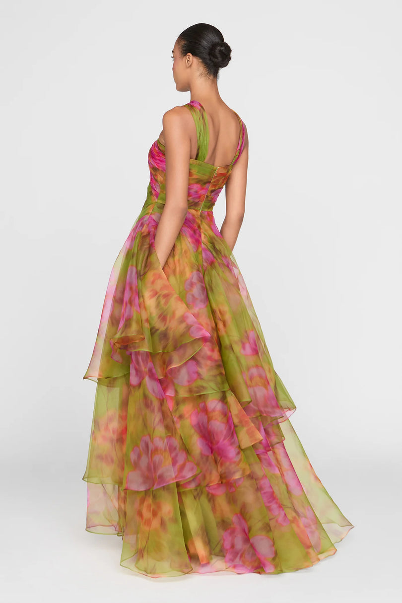 theia dress Petal Gown ready finish Heritage Patchwork Floral / 14