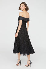 Theia Off-the-Shoulder Cocktail Dress 88112767
