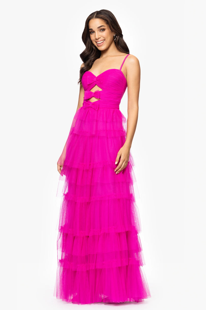 blondie nites pink dress Blondie Nites Long Formal Dress 5362bn Hot Pink / 0