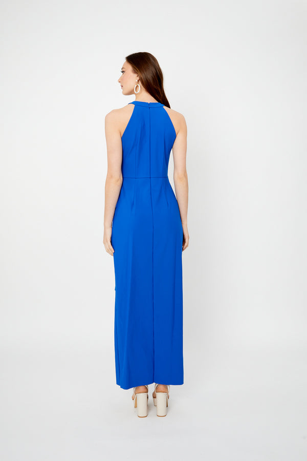 Alex Evenings Halter Neck Ruffle Evening Dress 5134401 Alex Evenings Halter Neck Ruffle Evening Dress 5134401