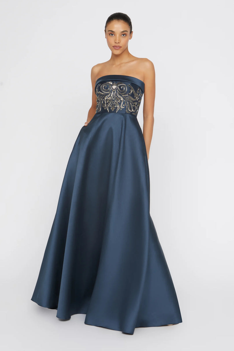 Theia Couture A-Line Strapless Evening Dress 88114993 Theia Couture A-Line Strapless Evening Dress 88114993